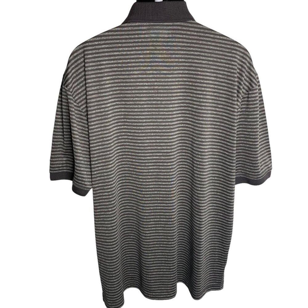 Ben Hogan Athletic Golf Polo Shirt XL Grey Short Sleeve Buttons Collar Stretch - Picture 4 of 6